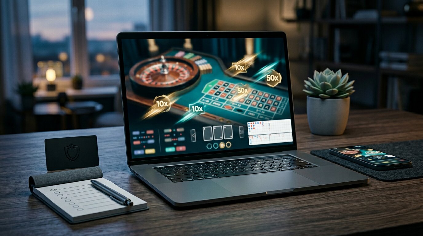 Live tirgotāju spēles un bonusi Izzi Kazino